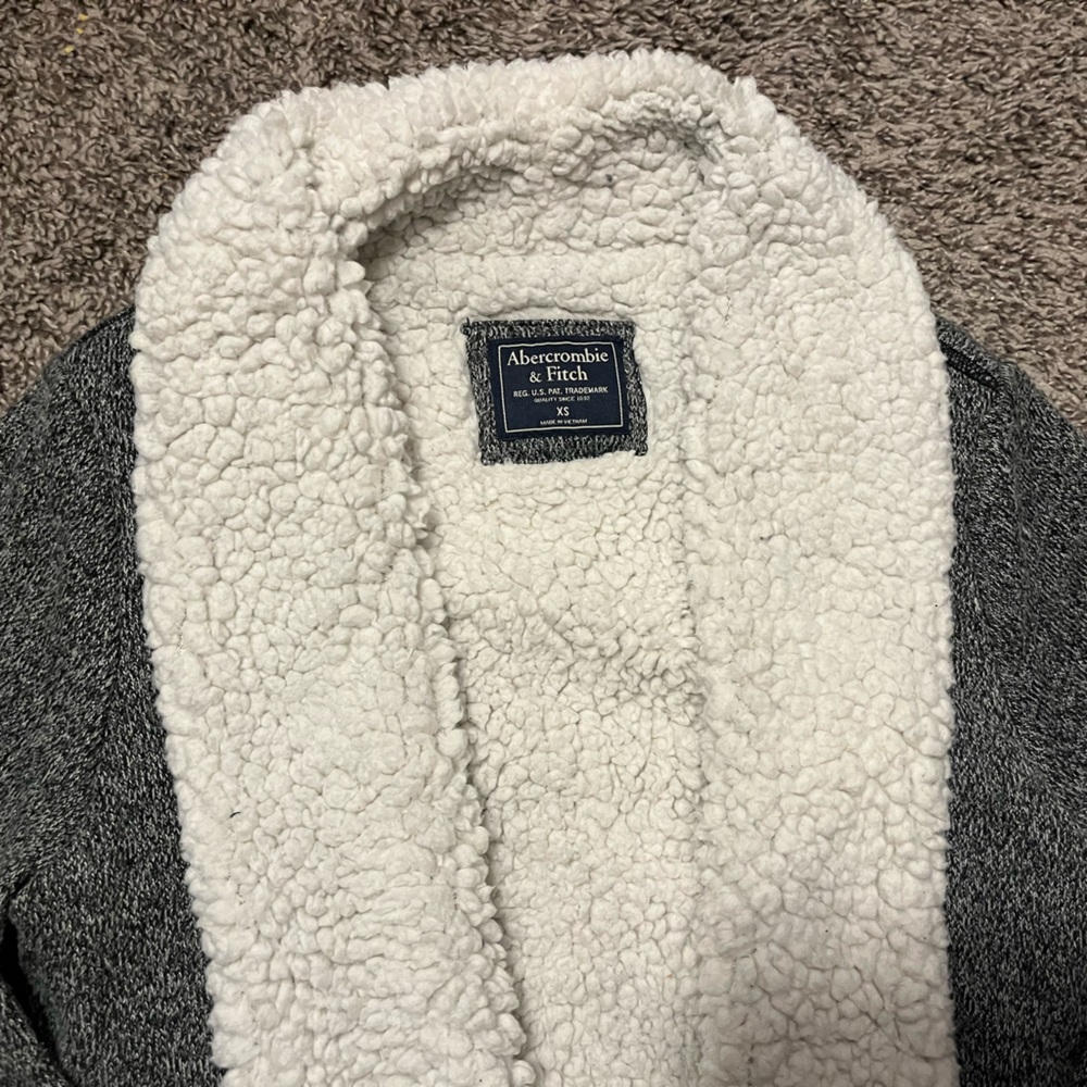 Thick long cardigan